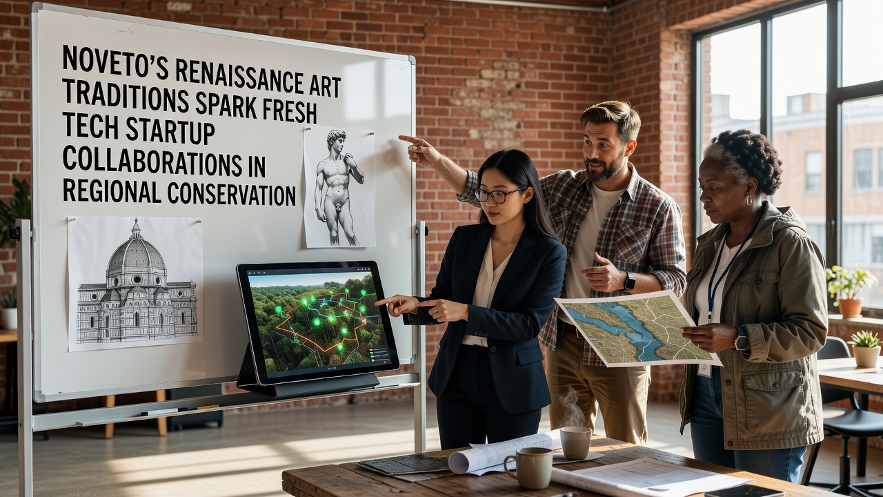 Tech startups working with conservation teams using Renaissance-inspired digital tools